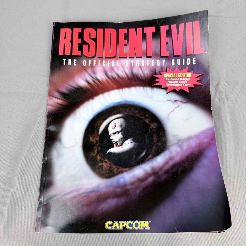 Resident Evil The Official Strategy Guide 1996 Dimension Publishing PS1 Capcom